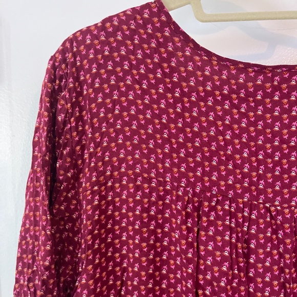 Old Navy Boho Long Sleeve Dress XL Tall - Picture 9 of 10